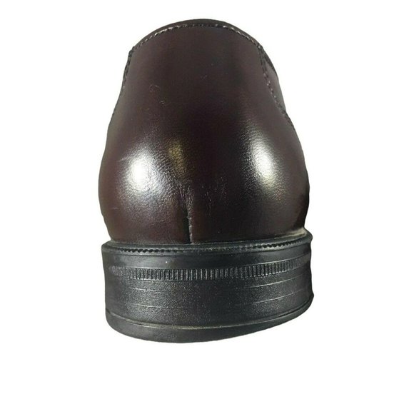 Hush Puppies Mens Oxford Shoes Size 8.5 Extra Wide Burgundy Leather Round Toe - Picture 6 of 12